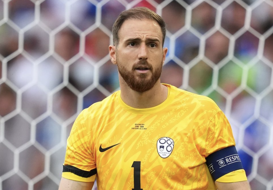 Jan Oblak gardien de but capitaine de la Slovénie