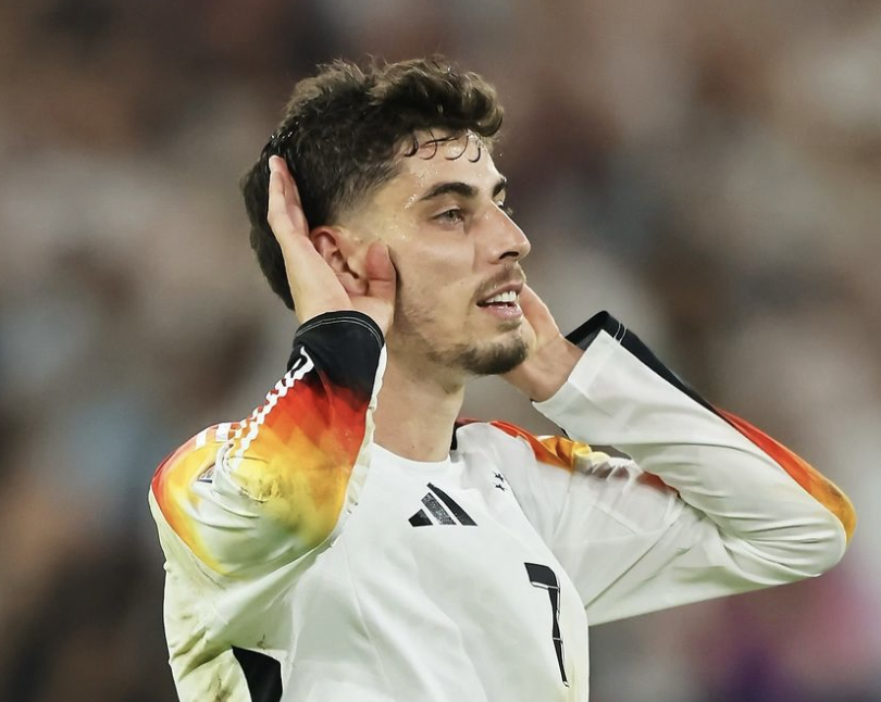 Kai Havertz joueur de football avec l’équipe nationale allemande