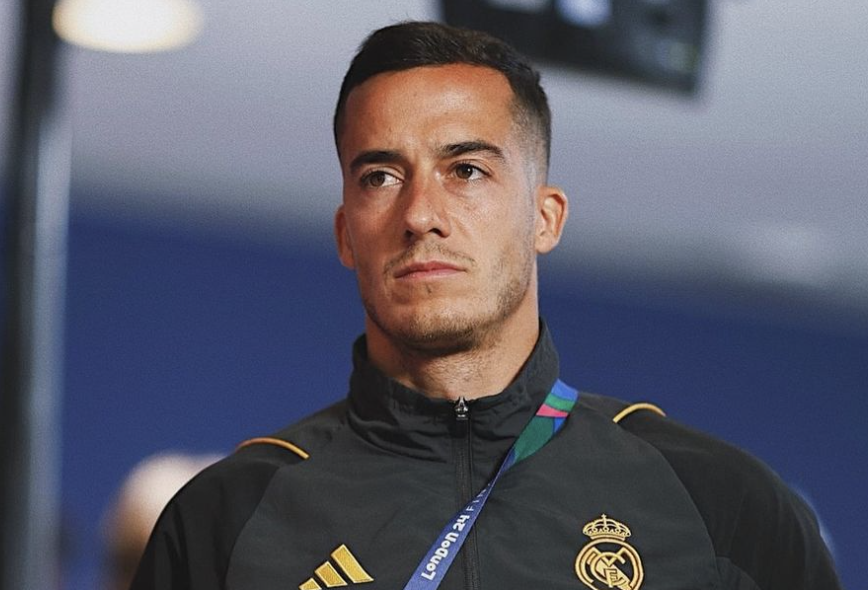 Lucas Vázquez Iglesias à son arrivée avant un match avec le Real Madrid