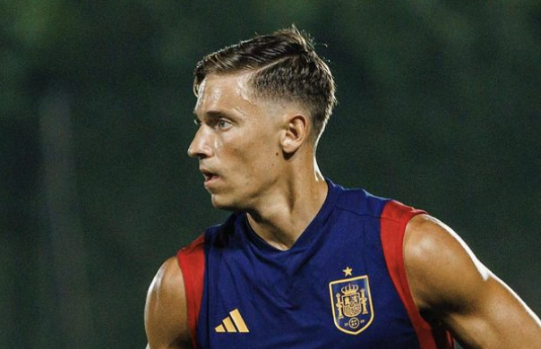 Marcos Llorente Moreno à l’entraînement avec l’Équipe Nationale de Football de l’Espagne