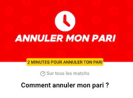 2 minutes pour annuler son pari sur betclic