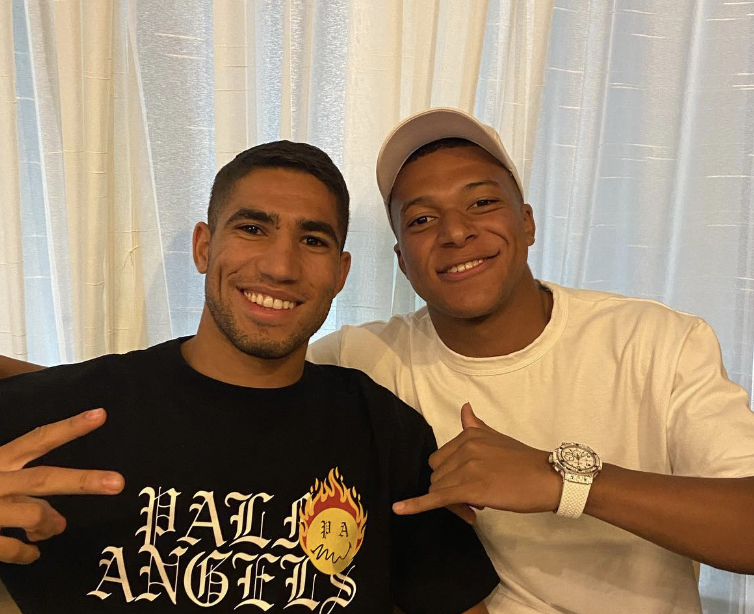 Kylian Mbappé adresse un message touchant pour l’anniversaire d’Achraf Hakimi