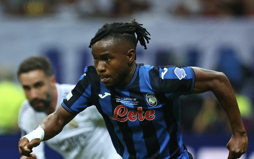 Ademola Lookman avec l’Atalanta Bergame 18 août 2024