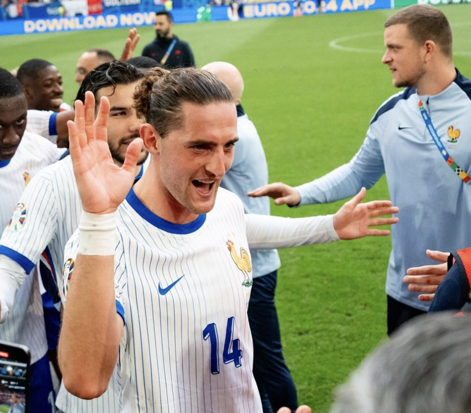 Adrien Rabiot en Équipe de France heureux après la qualification face à la Belgique Euro 2024