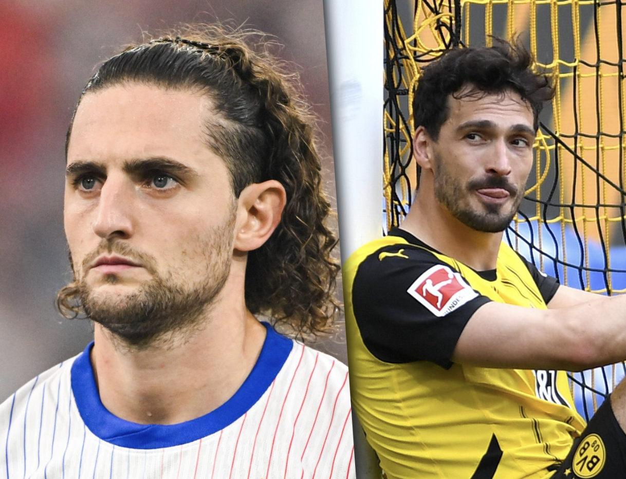 Adrien Rabiot et Mats Hummels 