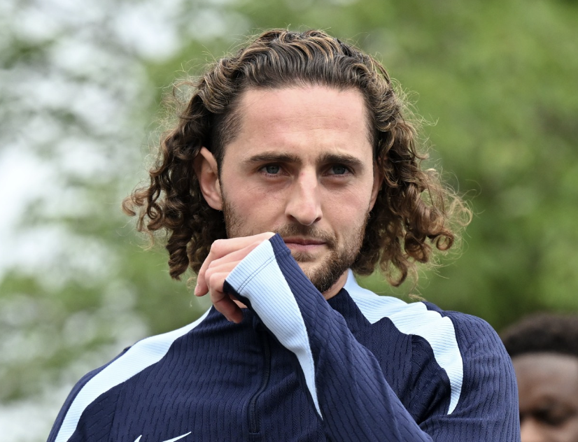 Adrien Rabiot de retour en Équipe de France pour les matchs contre Israël et l’Italie