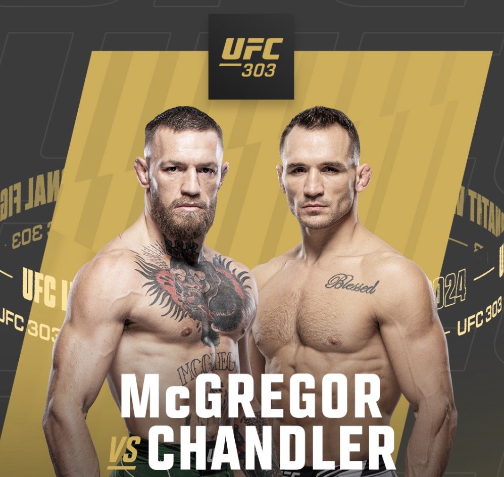 Affiche de l’UFC 303 : McGregor vs Chandler