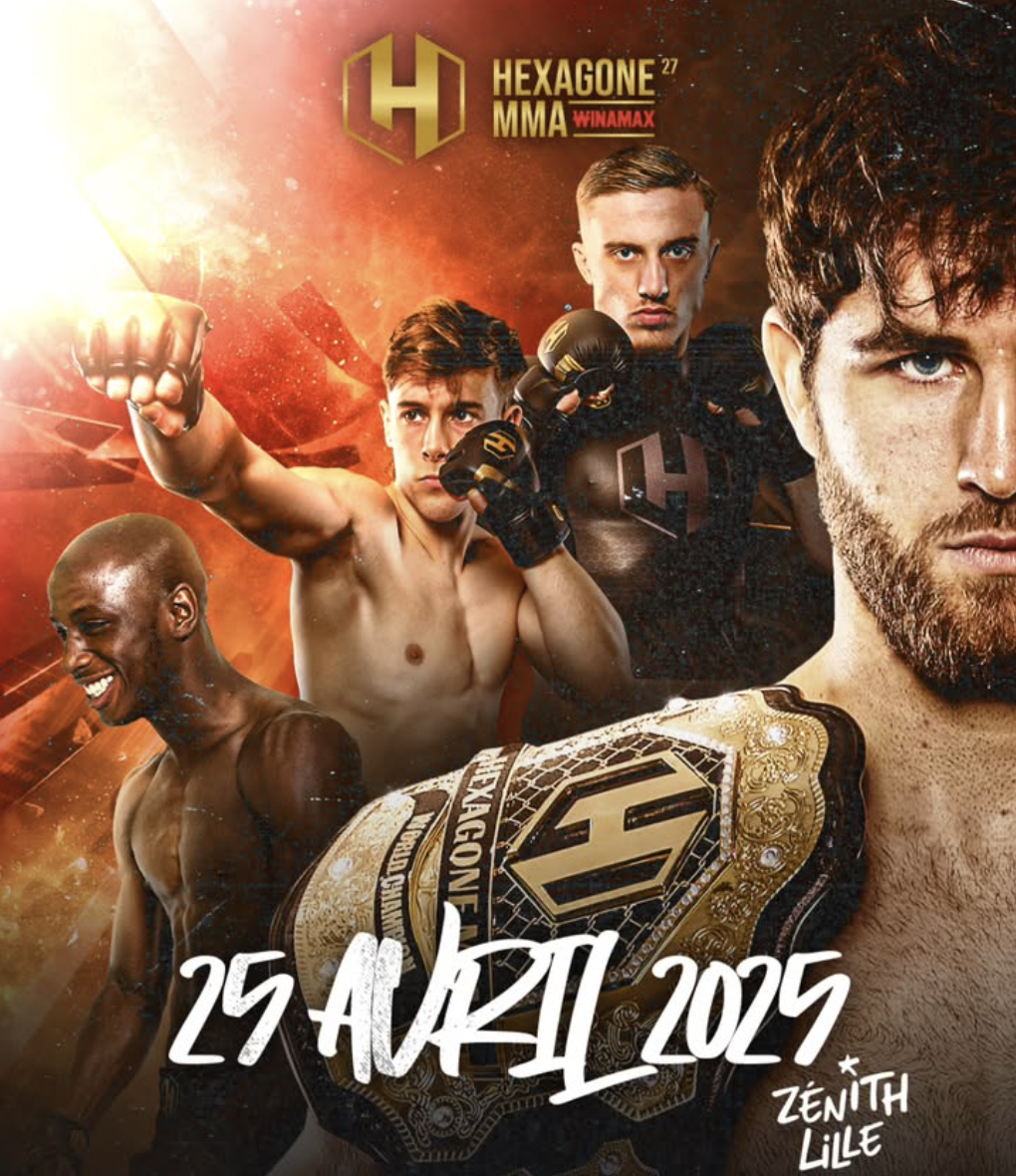 Hexagone MMA 27 : Carte, Horaire et Diffusion avec Duclos vs Hayne et Dena vs Talmoust