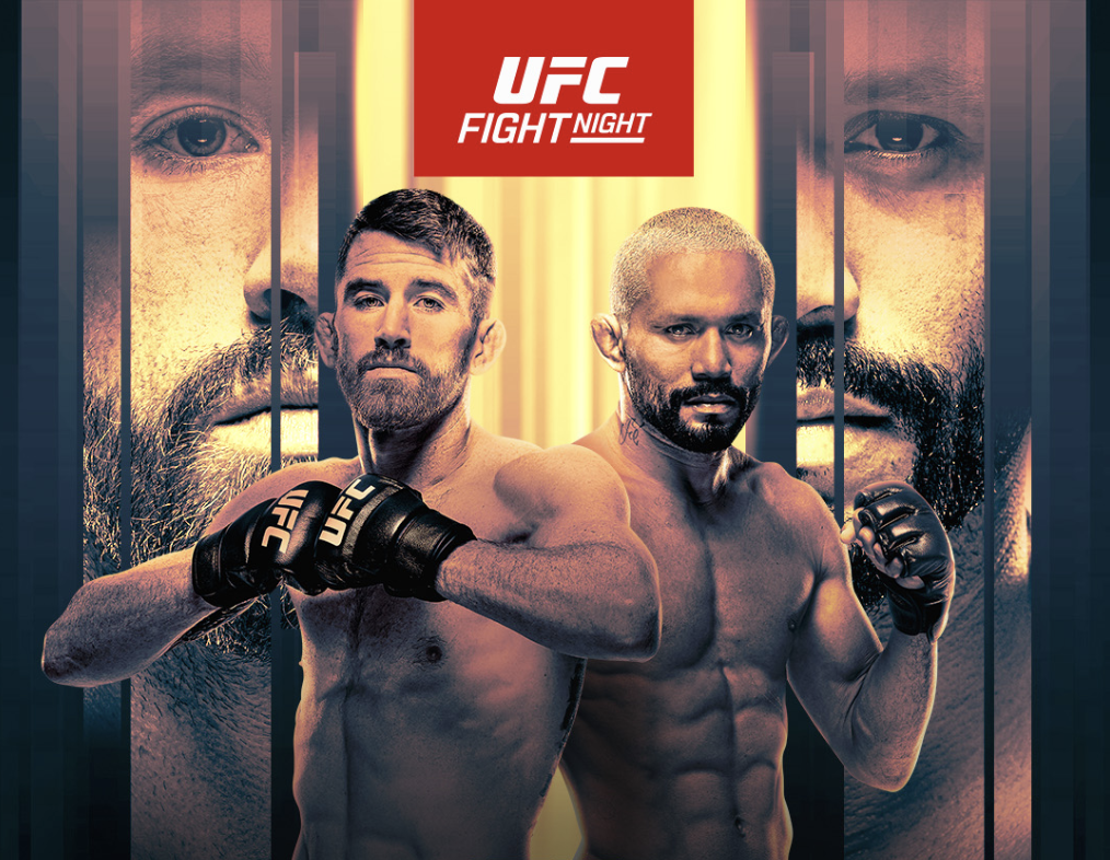 Affiche officielle de l’UFC Fight Night entre Sandhagen vs Figueiredo en MMA