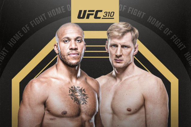 Découvrez la carte officielle de l’UFC 310 : Ciryl Gane vs Alexander Volkov à l’honneur