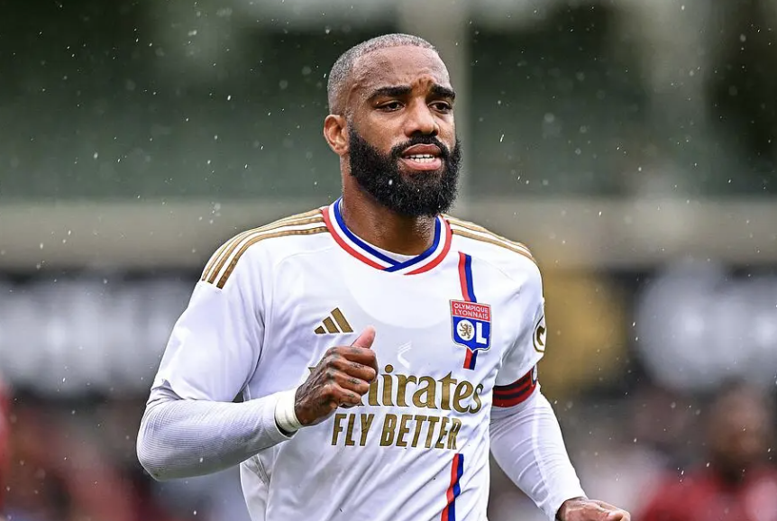 Alexandre Lacazette avec l’Olympique Lyonnais 19 juin 2024