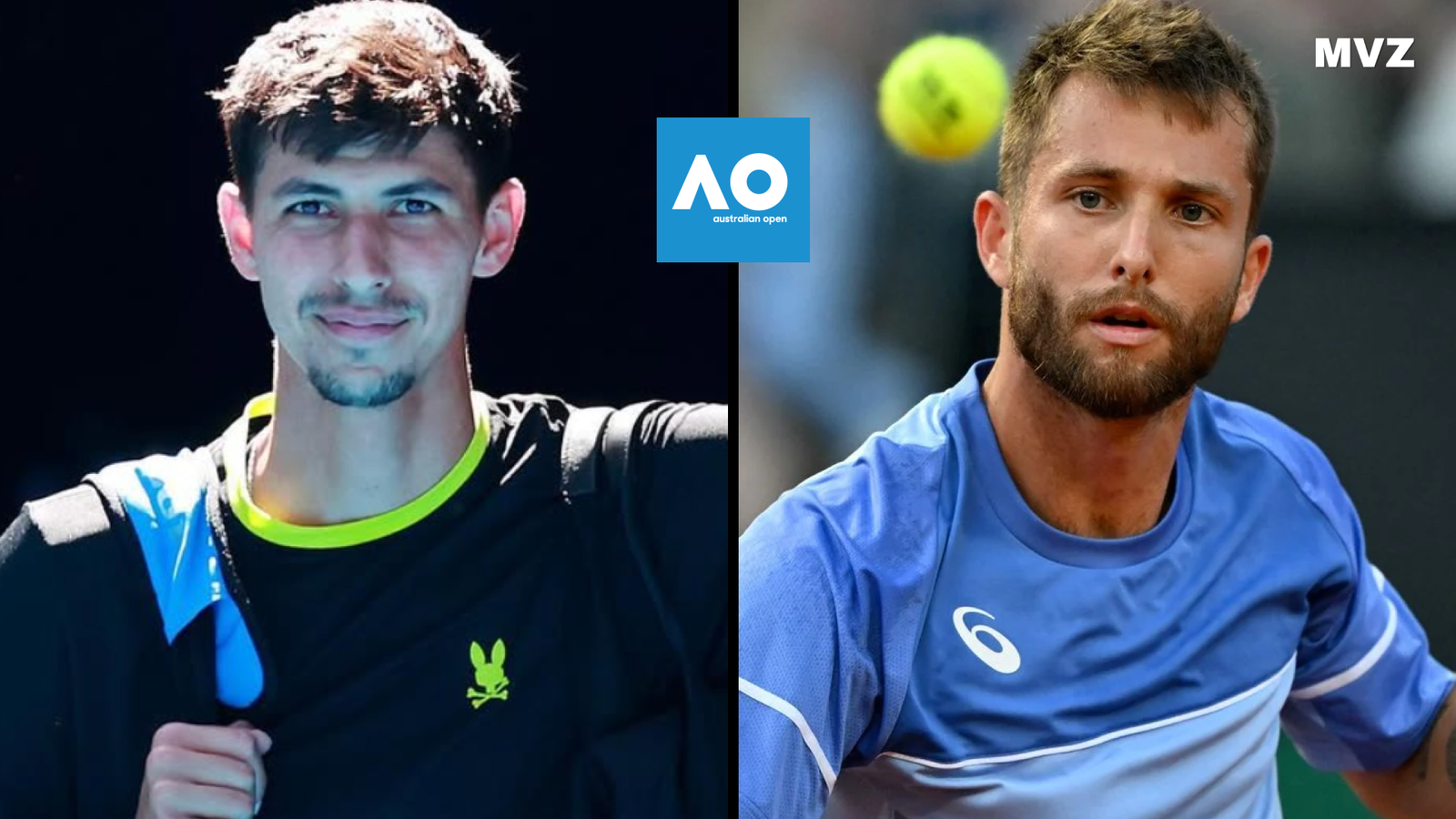 Alexei Popyrin vs Corentin Moutet à l’Open d’Australie