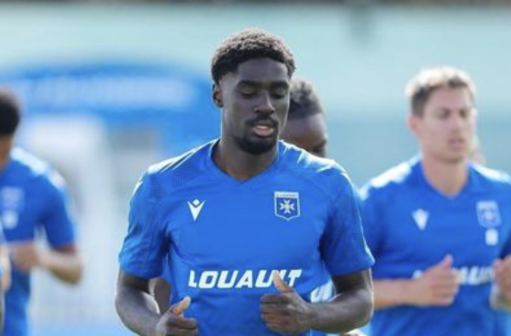 Alexi Koum avec l’AJ Auxerre