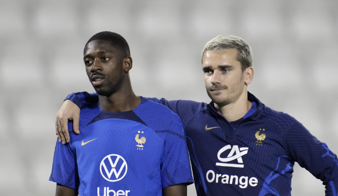 Équipe de France : Ousmane Dembélé hérite du numéro 7 d'Antoine Griezmann