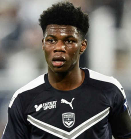 Aurélien Tchouaméni avec son club formateur : les Girondins de Bordeaux !