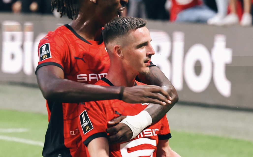 Benjamin Bourigeaud buteur pour son dernier match avec le Stade Rennais