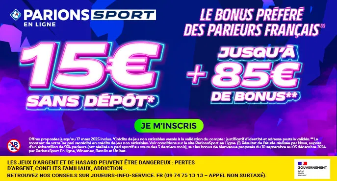 Bonus de Parions Sport pour parier sur AC Milan vs Feyenoord en Ligue des Champions