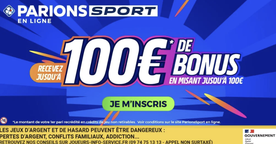 Bonus Parions Sport jusqu’à 100€ offerts sur la première mise pour l’UFC 304