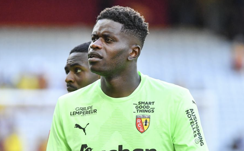 Brice Samba gardien du RC Lens 3 juillet 2024