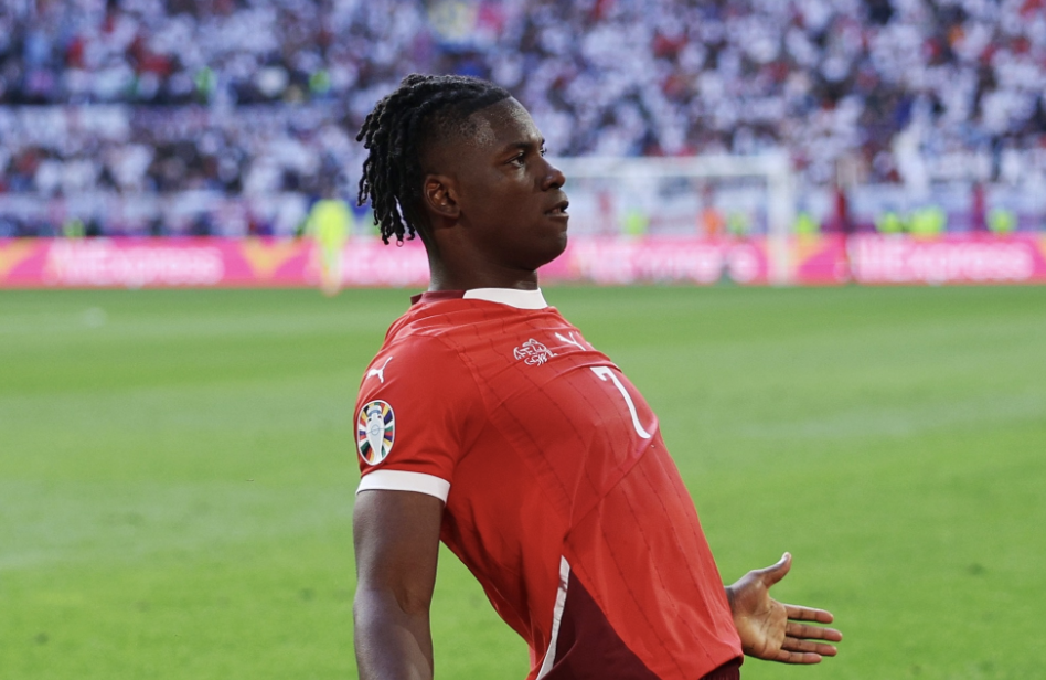 But de Embolo face à l’Angleterre avec la Suisse à l’Euro 2024