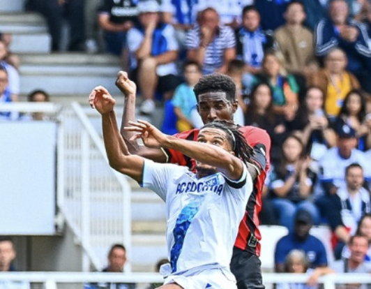 But de l’OGC Nice face à l’AJ Auxerre en Ligue 1