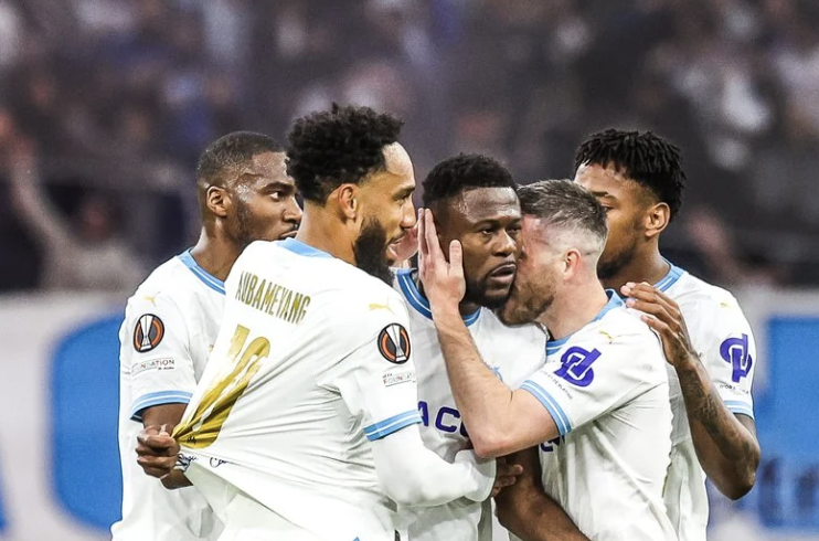 But de Mbemba avec l’Olympique de Marseille 16 juin 2024