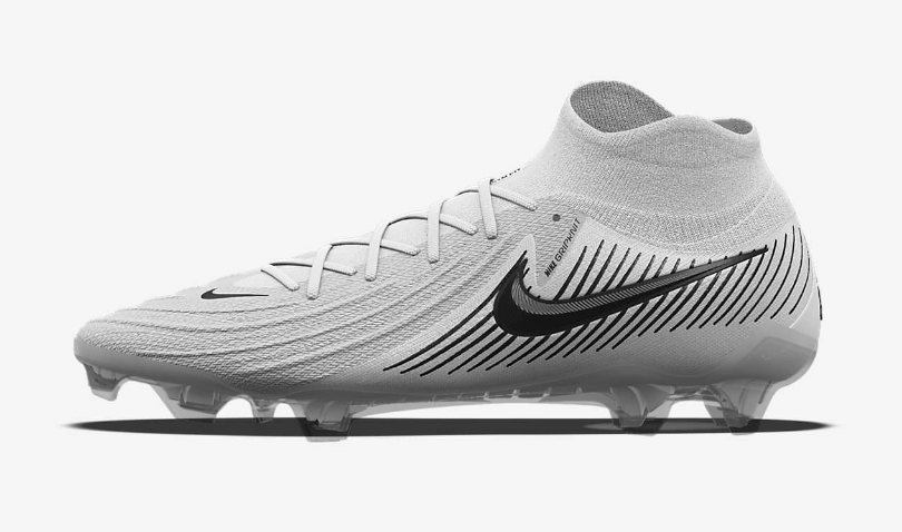 Crampons de football Nike Phantom Luna en gris pour la nouvelle saison 2024/2025