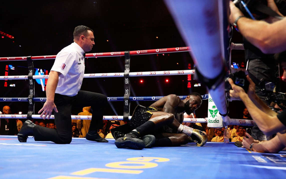 Deontay Wilder après son KO par le Chinois Zhilei Zhang