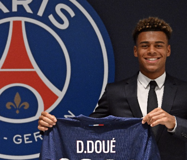 PSG : Désiré Doué exprime sa joie de rejoindre le club