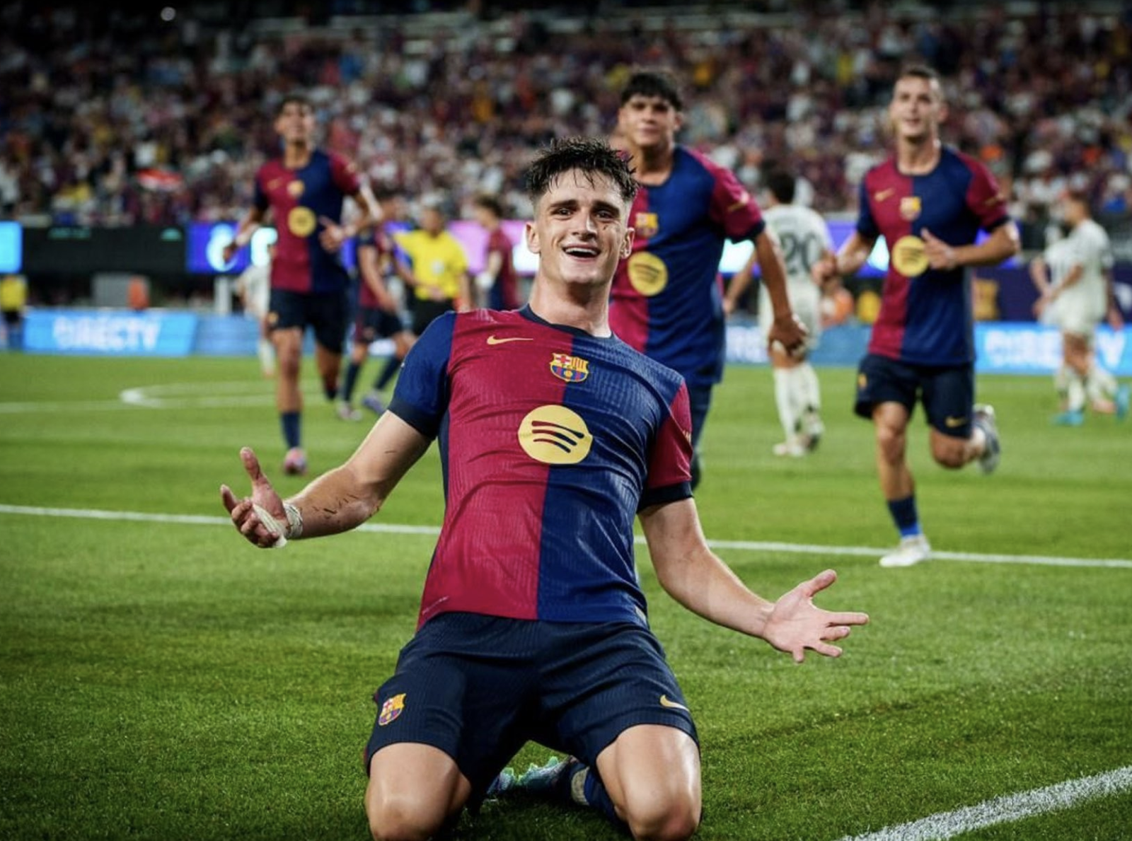 Doublé de Pau Victor avec le FC Barcelone contre le Real Madrid en match amical