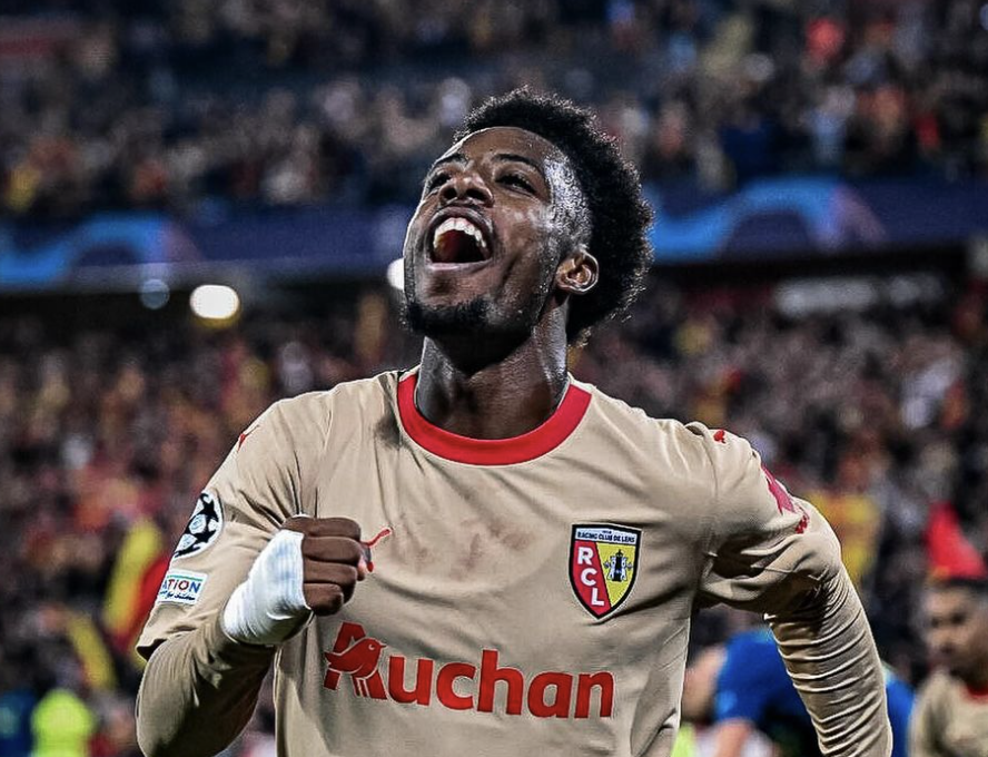 Elye Wahi buteur avec le RC Lens 8 août 2024