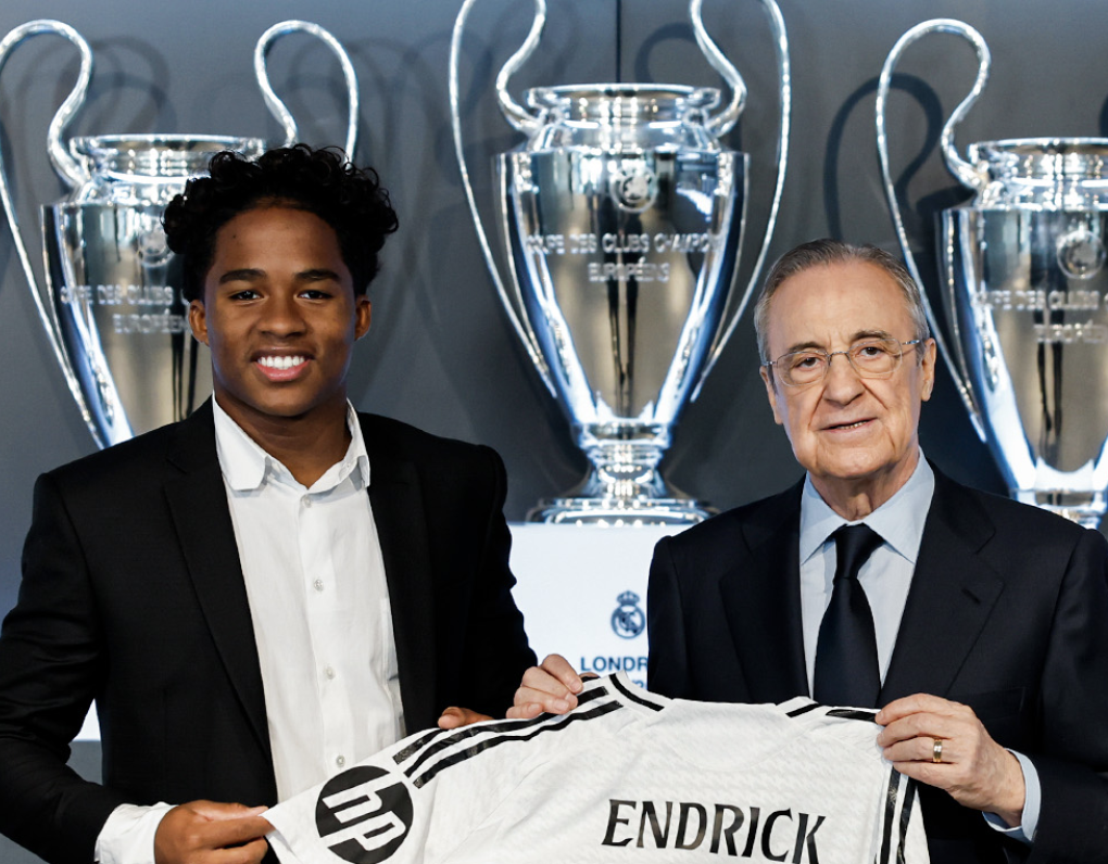 Le Real Madrid annonce le numéro d’Endrick