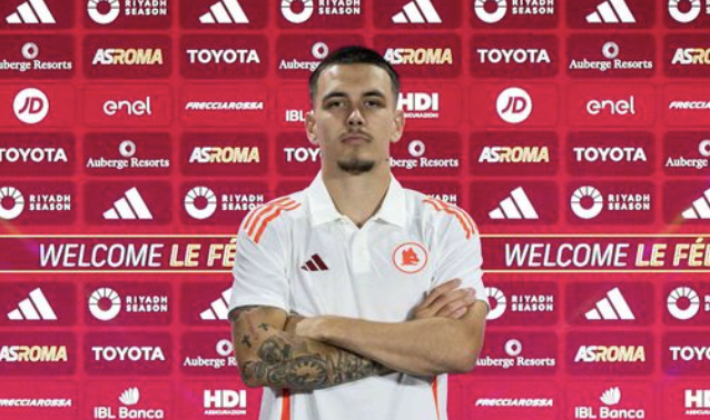 Enzo Le Fée signe à l’AS Roma