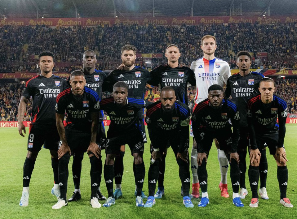 Équipe titulaire de l’Olympique Lyonnais pour la saison 2024/2025