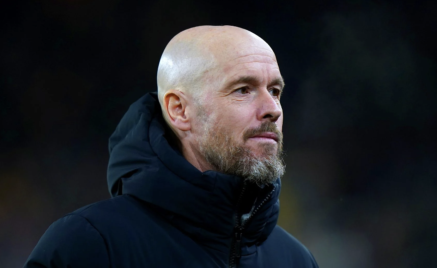 Erik ten Hag entraîneur de football de Manchester United en Premier League