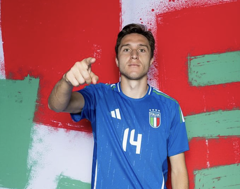 Federico Chiesa à l’Euro 2024 avec l’Italie 30 juillet 2024