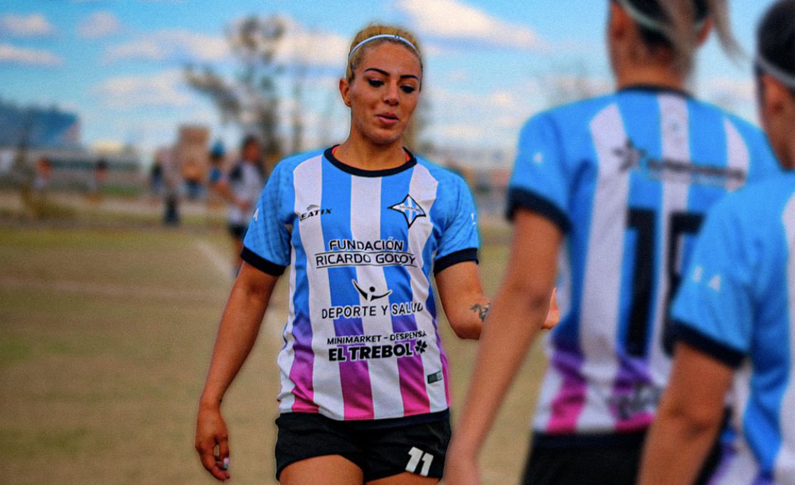 Florencia Guiñazú à l’entaînement avec le Club Atlético Argentino