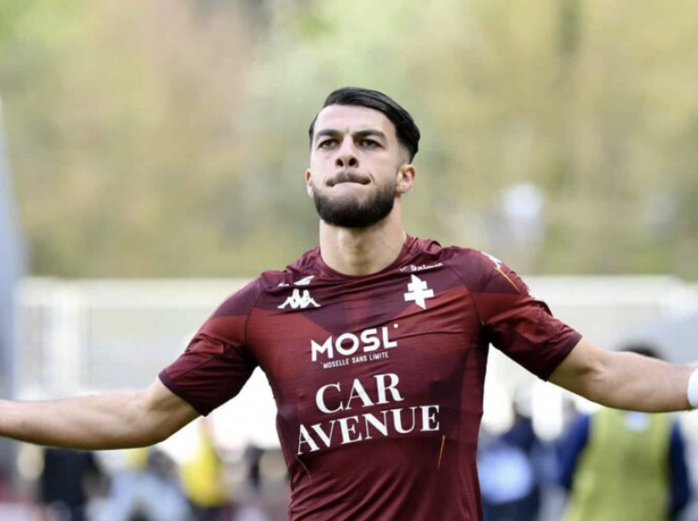 Georges Mikautadze but avec le FC Metz 11 juin 2024