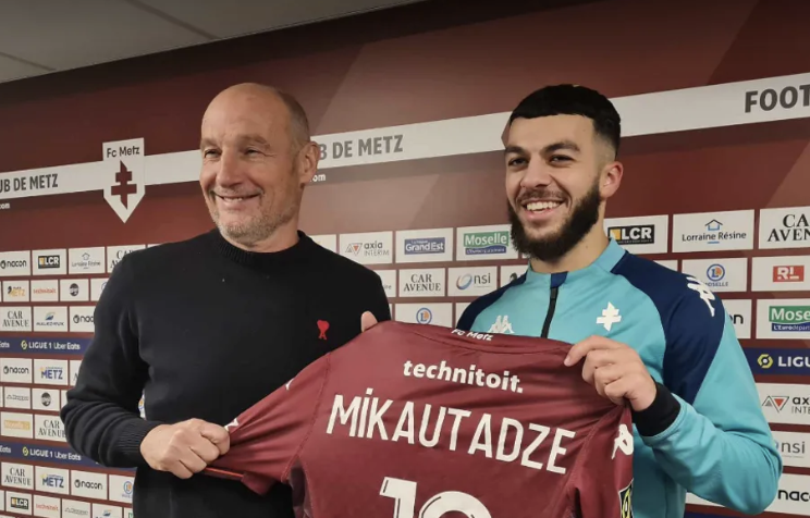 Georges Mikautadze signature FC Metz 11 juin 2024