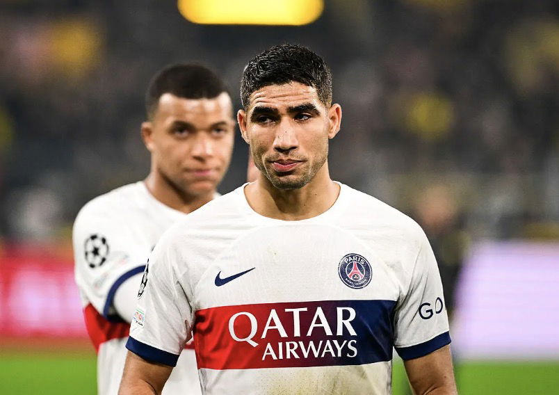 Achraf Hakimi garde espoir pour le match retour contre Dortmund