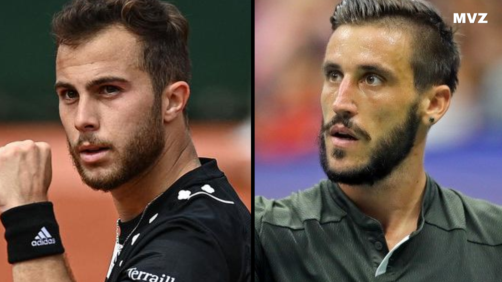 Hugo Gaston face à Damir Dzumhur à ATP Bastad au tennis