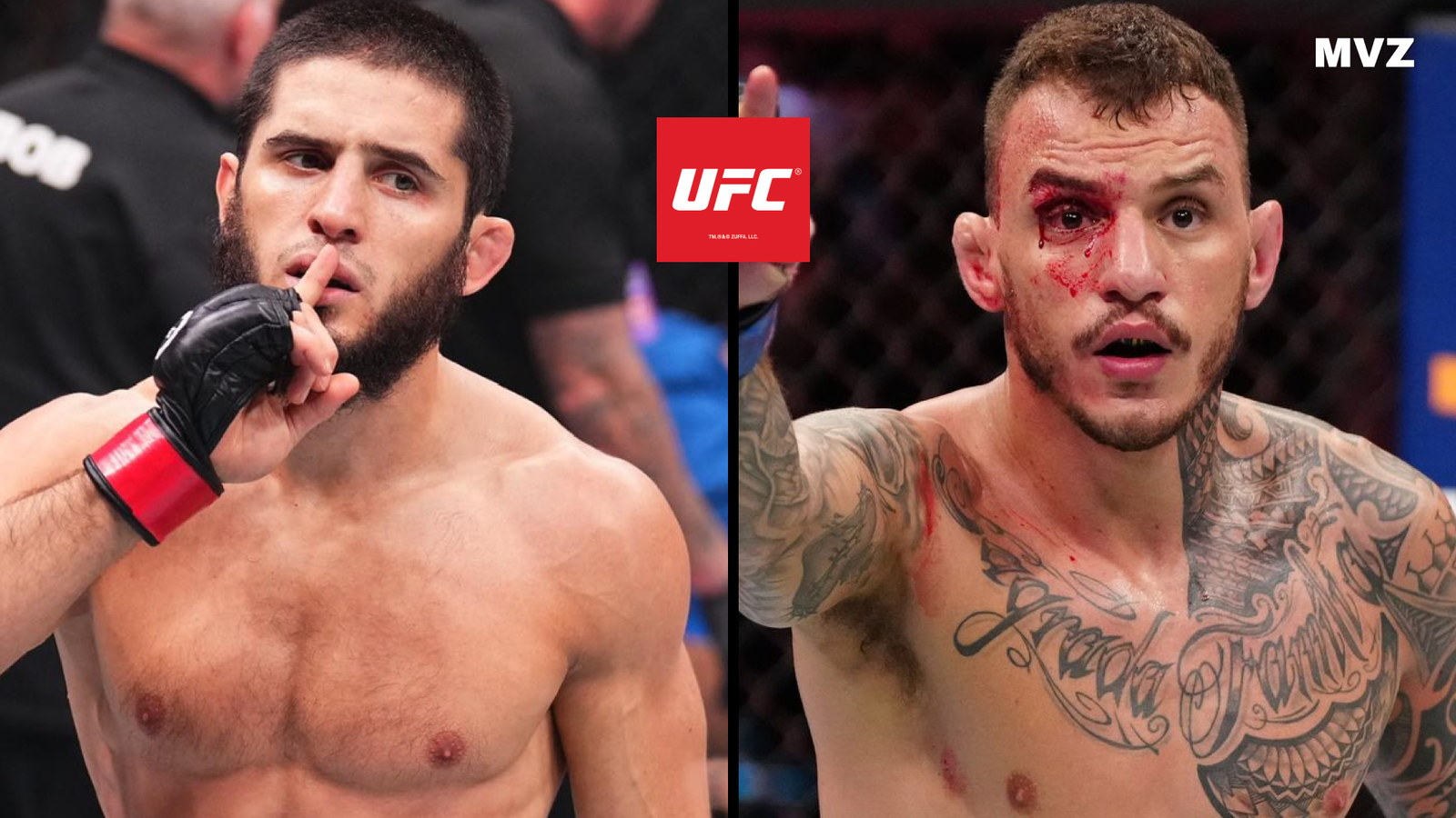 Islam Makhachev et Renato Moicano à l’affiche de l’UFC 311 pour leur combat de MMA