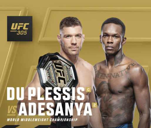 Adesanya vs Du Plessis : Analyse du combat à l’UFC 305 et Bonus pour parier