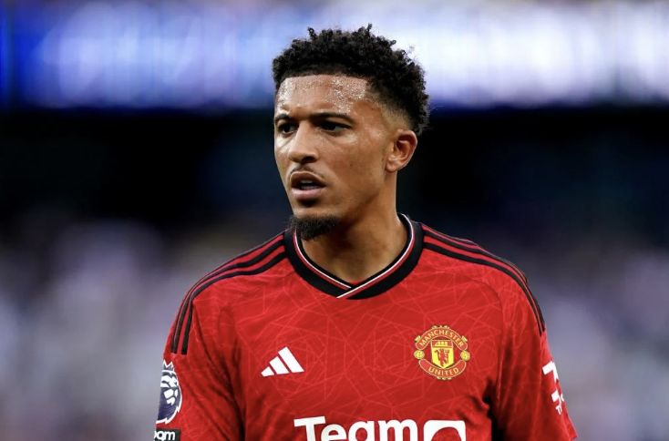 Jadon Sancho avec Manchester United