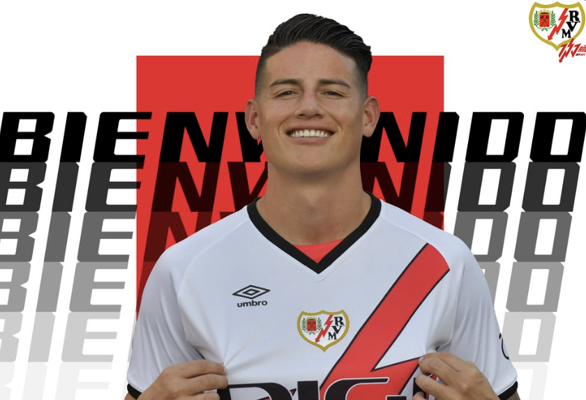 James Rodriguez signe au Rayo Vallecano