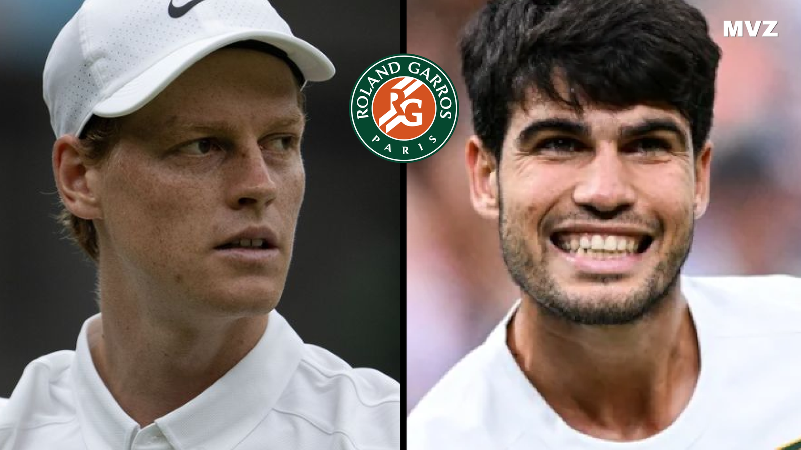 Jannik Sinner et Carlos Alcaraz en finale de Wimbledon 2025