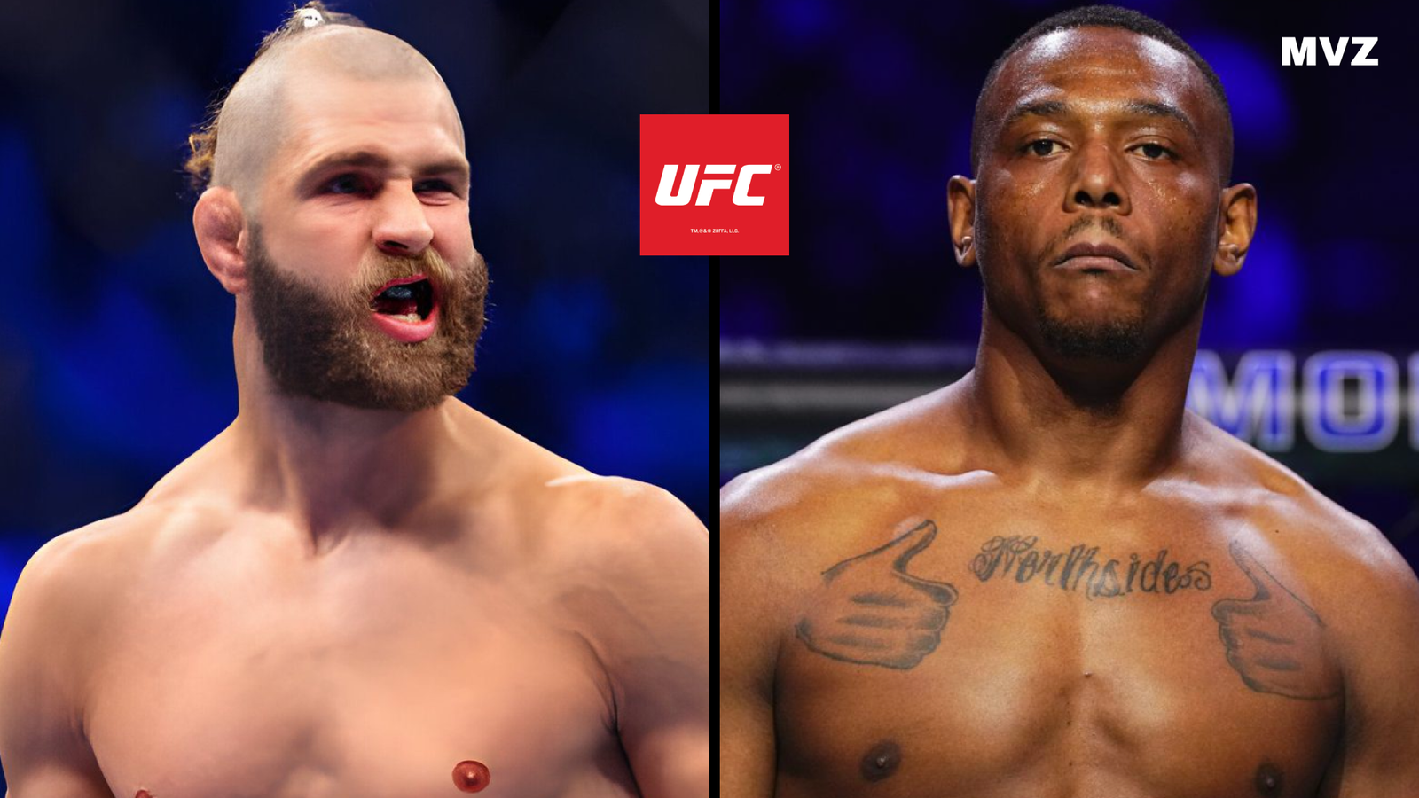 Jiri Prochazka face à Jamahal Hill pour leur combat de MMA à l’UFC 311