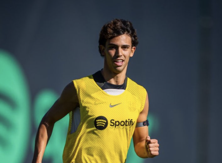 Joao Felix à l’entraînement 