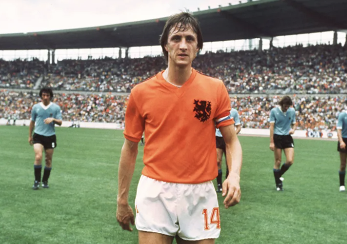 Johan Cruyff avec les Pays-Bas 25 juillet 2024