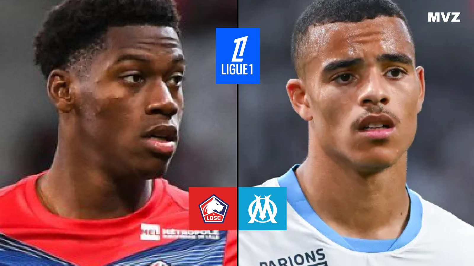 Jonathan David avec Lille et Mason Greenwood avec Marseille en Ligue 1